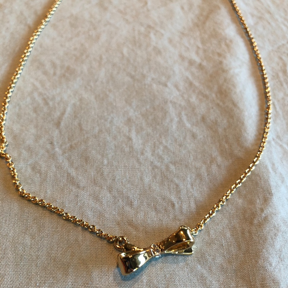 Kate Spade | Gold Bow Necklace
